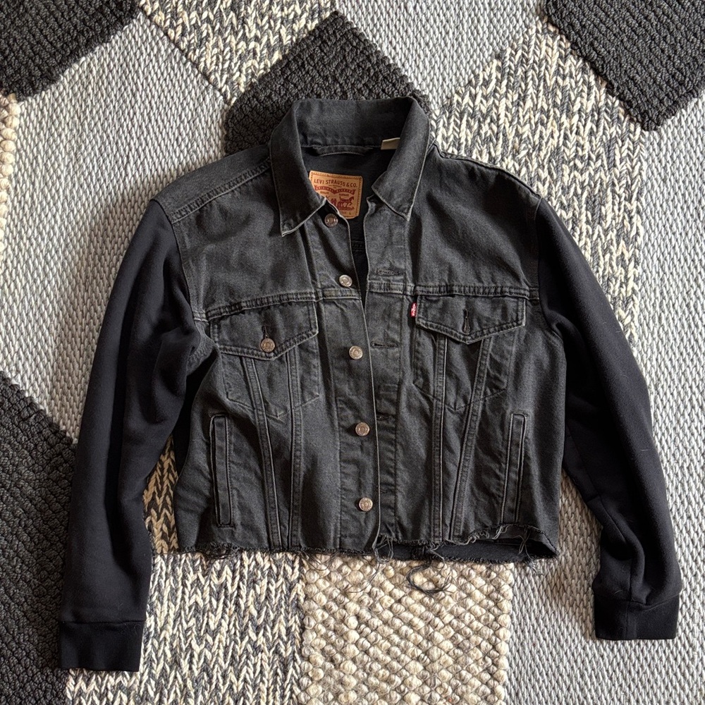 Levi's Black Denim Jean Jacket for Women